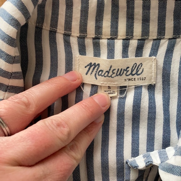 Madewell striped central shirt, small Dalton stripe - Picture 5 of 7